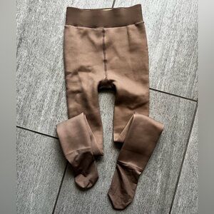 Fur lined tights